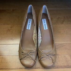 NWT Brown Steve Madden heels size 8 Nwt